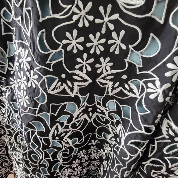 Anthropologie Odille 100% Silk Dress circa 2004 Sz 4 - Picture 4 of 5